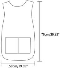 Load image into Gallery viewer, YUENA CARE Hairdresser Apron for Hair Stylist Salon Aprons Waitress Clothes Vest with Pockets Black