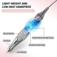 Load image into Gallery viewer, Melodysusie 30000 RPM Professional Nail Drill-Scarlet, High Speed, Low Heat, Low Noise, Low Vibration, Portable Electric Efile Drill for Shaping, Buffing, Removing Acrylic Nails, Gel Nails