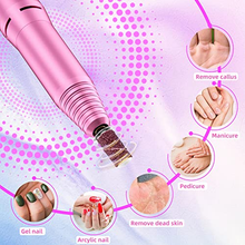 Load image into Gallery viewer, Hoinvo Professional Electric Nail Drill Machine for Acrylic Nails, Gel Nails, 25000RPM Electric Nail File for Nail Salon Supplies, Efile Nail Grinder Drill for Beginners&Professionals Use