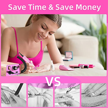 Load image into Gallery viewer, Hoinvo Professional Electric Nail Drill Machine for Acrylic Nails, Gel Nails, 25000RPM Electric Nail File for Nail Salon Supplies, Efile Nail Grinder Drill for Beginners&Professionals Use