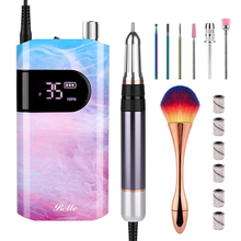 Load image into Gallery viewer, Belle Rechargeable Professional Nail Drill, 35000RPM Nail Drills for Acrylic Nails Portable Electric Nail File with 6 Pcs Nail Drill Bits for Nail Art Manicure/Pedicure