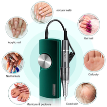 Load image into Gallery viewer, 35000RPM Brushless Nail Drill Machine, AZ GOGO Professional Portable Electric Nail Drill for Acrylic Nails-48W Salon Use Level