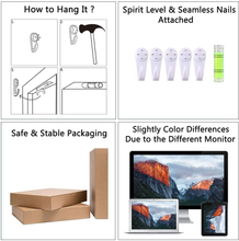 Load image into Gallery viewer, Innopics 3 Piece Modern Canvas Painting Fashion Woman Art Print Manicure Picture Set of 3 Beauty Nail Salon Wall Art Decor for Living Room Bedroom Office Giclee Print Ready to Hang 12X16Inchx3Pcs