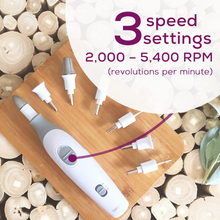 Load image into Gallery viewer, Beurer Professional Nail Drill Kit for Manicure Pedicure - Electric Nail File Set with 7 Attachments - Nail Care Tool with 2 Speeds - All in One Trimmer Nail Grinder, MP32