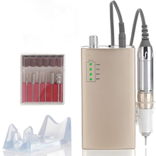 Load image into Gallery viewer, Miss Sweet Portable Nail Drill Machine Rechargeable Electric Nail File for Acrylic (Sweet Gold)