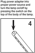 Load image into Gallery viewer, Americanails Original Flexilamp - LED Table Desk Lamp - Removable Clamp - Adjustable Lighting for Nail Stations - Manicure Table Light - Flexible Arm - 48 LED Beads - 300 Lumens