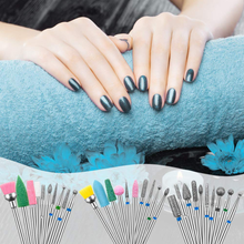 Load image into Gallery viewer, 30Pcs Diamond Cuticle Nail Drill Bits for Acrylic Nails, AUHOKY 3 Sets Premium Cuticle Cleaner Bit with 3 Cases, Fine Grits Bits for Gel Nail Drill Manicure Pedicure Home Salon Use