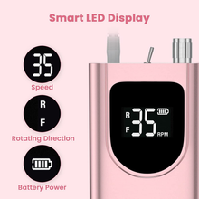 Load image into Gallery viewer, Delanie 35000RPM Professional Nail Drill Machine, Portable Nail Drills for Acrylic Nails, Electric Nail File Rechargeable Efile Nail Drill for Gel Nails Remove (Rose Gold)
