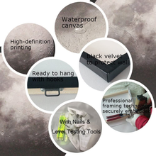 Load image into Gallery viewer, HOMEOART 3 Pieces Beauty Salon Wall Pictures Nail Salon Decor Pedicure & Manicure Poster Canvas Prints Framed, 12"X16"X3 Pieces