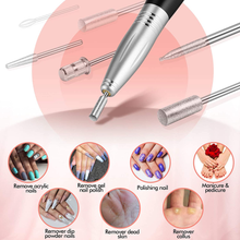 Load image into Gallery viewer, Acrylic Nail Drill - Btartbox Nail Drill Machine, Professional Nail Drill Electric Nail Drills for Acrylic Nails Efile Nail Drill E File Kit for Home Salon Use, White