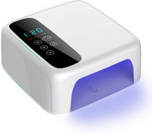 Load image into Gallery viewer, Cordless Led Nail Lamp, BETE Wireless Nail Dryer, 72W Rechargeable Led Nail Light, Portable Gel UV Led Nail Lamp with 4 Timer Setting Sensor and LCD Display, Professional Led Nail Lamp for Gel Polish
