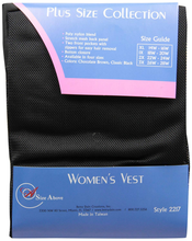 Load image into Gallery viewer, A Size above plus Size Vented Mesh Back Salon Stylist Vest, Cut for Curves, Stretch Mesh Back, Lower Pockets with Zippered Bottoms, Lightweight, Water Resistant Nylon/Poly, Black, 3X