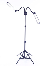 Load image into Gallery viewer, CLDRHD Dual Arm LED Portable Lighting Lamp,Mobile Phone Bracket,Designed for Lash, Tattoo, Nail and Makeup Artists or Photography, Reading, Streaming