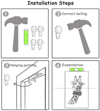 Load image into Gallery viewer, Derkymo 3 Pieces Makeup Picture Wall Decor Salon Fashion Canvas Art Leopard Pattern High Heels Lips and Nail Polish Painting Print Artworks for Bedroom Stretched and Framed Ready to Hang 12"X12"X3Pcs