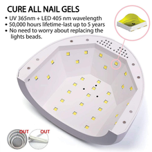 Load image into Gallery viewer, UV LED Nail Lamp, SUNUV Gel Nail Light for Nail Polish 48W UV Dryer with 3 Timers Sunone