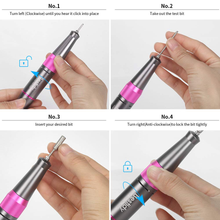 Load image into Gallery viewer, Bestidy Nail Drill Machine,30000Rpm Professional Rechargeable Nail Drill Kit with Phone Power Bank Portable Electric Acrylic Nail Tools for Exfoliating,Grinding,Polishing (Gray)