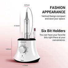 Load image into Gallery viewer, Melodysusie 30000 Rpm Professional Nail Drill-Scarlet, High Speed, Low Heat, Low Noise, Low Vibration, Portable Electric Efile Drill with 10 PCS Rainbow Diamond Bits for Acrylics Gel Nails