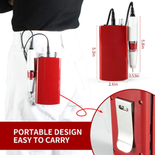 Load image into Gallery viewer, Professional Nail Drill Machine 30000RPM, Electric Nail Drill Cordless Efile Nail Drill Rechargeable Nail Drill Acrylic Nail Drill, Nail Drills for Acrylic Nails Portable E-File Nail Drills