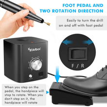 Load image into Gallery viewer, Nail Drill for Acrylic Nails - Professional Nail Drill Machine Btartbox 30000 RPM Electric Efile Nail Drill for Gel Nails Remove Poly Nail Gel Gift for Women Home and Salon Use, Black