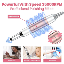 Load image into Gallery viewer, Delanie 35000RPM Professional Nail Drill Machine, Portable Nail Drills for Acrylic Nails, Electric Nail File Rechargeable Efile Nail Drill for Gel Nails Remove (Rose Gold)