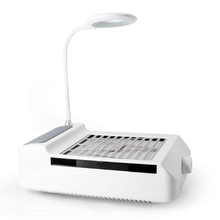 Load image into Gallery viewer, Nail Salon Dust Collector with Lamp for Acrylic Nails, Professional Nail Vacuum Cleaner Suction Fan with Stainless Steel Cuticle Pusher Manicure Tool (01)