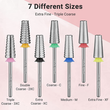 Load image into Gallery viewer, Melodysusie Professional Nail Drill - 30000 Rpm Rechargeable Portable Nail Drills with 6 Bits and 106 Sanding Bands, Cordless Electric Nail File Machine for Acrylic Gel Nails Shape Carve Polish