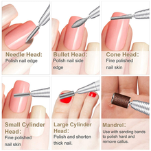 Load image into Gallery viewer, Véfaîî Professional Nail Drill Electric Nail File, JD700 Nail Drills for Acrylic Nails 30000RPM Manicure Tools Acrylic Nail Drill for Nail Dip Kit Acrylic Powder Poly Nail Gel B-01