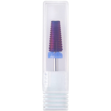 Load image into Gallery viewer, PANA Nail Carbide 5 in 1 Bit - Two Way Rotate Use for Both Left and Right Handed - Fast Remove Acrylic or Hard Gel - 3/32" Shank - Manicure, Nail Art, Drill Machine (Medium - M, Purple)