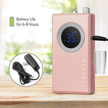 Load image into Gallery viewer, Makartt Rechargeable Nail Drill Electric Nail File Pink Stephanee 35000RMP Professional Nail Drill Kit Portable E File Manicure Drill for Acrylic Nails Poly Nail Gel Polish Nail Extension Gel B-18