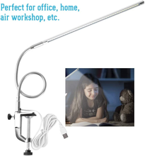 Load image into Gallery viewer, Rotekt Clip on Lamp, USB Led Table Lamp for Nails, Led Desk Lamp for Nails Tech Manicure Desk Bedside Table Lamp, Professional Gooseneck 360° Swivel with Switch Led Clamp for Reading Tattoo
