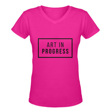 Load image into Gallery viewer, UNIQUE WOMENS TSHIRT 6 COLORS UP TO XXL (BLK PRINT)