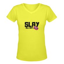 Load image into Gallery viewer, SLAY WOMEN UNIQUE NOVELTY TSHIRT 4 COLORS UP TO 2XXL