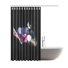 Load image into Gallery viewer, Unique Novelty Girly Eyeshadow Bathroom Shower Curtain 72"x 84"