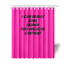 Load image into Gallery viewer, UNIQUE NOVELTY SINGING IN THE SHOWER CURTAIN 6 COLORS "69X84"
