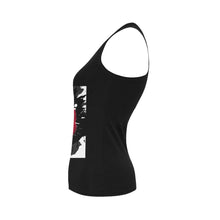 Load image into Gallery viewer, UNIQUE NOVELTY LIPPIE TANK TOP BLACK Women's UNISEX