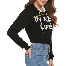 Load image into Gallery viewer, UNIQUE WOMENS NOVELTY CROP TOP HOODIE PLUS SIZE