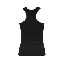 Load image into Gallery viewer, UNIQUE BLACK RACEBACK TANK TOP WOMENS TSHIRT