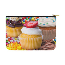 Load image into Gallery viewer, UNIQUE NOVELTY OVERSIZED CUPCAKE2 Carry-All MAKEUP BAG 12.5''x8.5''