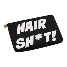 Load image into Gallery viewer, Oversized Black Makeup and Hair Carry All Bag 12x8