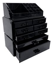 Load image into Gallery viewer, Professional Black Makeup Acrylic Organizer Drawers