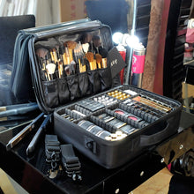 Load image into Gallery viewer, High Quality Professional Makeup Organizer Cosmetic Case Travel Large Capacity Storage Bag Suitcases