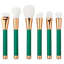 Load image into Gallery viewer, 15Pcs Professional Green Makeup Brushes Set Kit