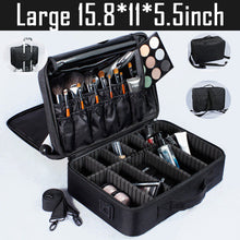 Load image into Gallery viewer, High Quality Professional Makeup Organizer Cosmetic Case Travel Large Capacity Storage Bag Suitcases