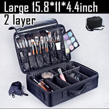 Load image into Gallery viewer, High Quality Professional Makeup Organizer Cosmetic Case Travel Large Capacity Storage Bag Suitcases