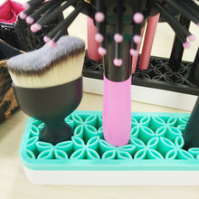 Load image into Gallery viewer, Flexible Professional Silicone Makeup Brush Storage Holder