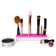 Load image into Gallery viewer, Flexible Professional Silicone Makeup Brush Storage Holder
