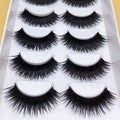 Load image into Gallery viewer, 5x pairs Thick Long FAUX Mink Eye Lashes