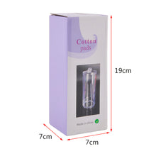 Load image into Gallery viewer, 1x Round Tall Makeup Cotton Pad Organizing Container