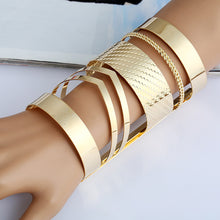 Load image into Gallery viewer, Find Me 2017 Fashion Vintage Curved Ethnic Cuff Bracelet Bohemian Statement Bangles Hollow Couple Bracelets Bangle Women Jewelry