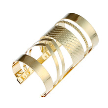 Load image into Gallery viewer, Find Me 2017 Fashion Vintage Curved Ethnic Cuff Bracelet Bohemian Statement Bangles Hollow Couple Bracelets Bangle Women Jewelry